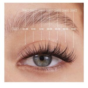 Pre-mapped Doe Eye lash set